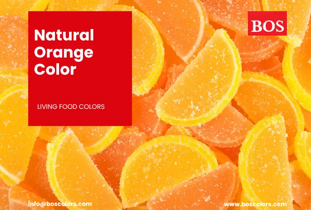 Taste the vibrant truth: our orange candies glow with natural paprika